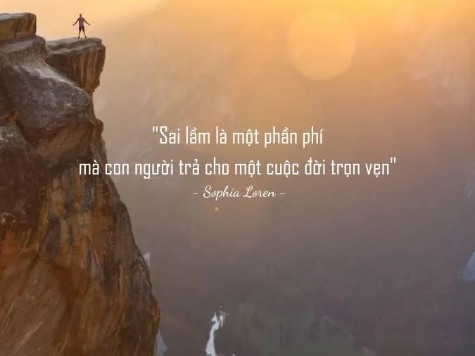 Những câu nói hay về sai lầm đáng suy ngẫm 12