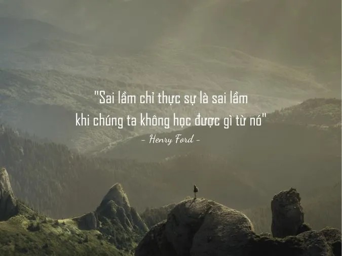 Những câu nói hay về sai lầm đáng suy ngẫm 3