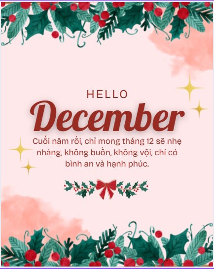 Lời chào tháng 12