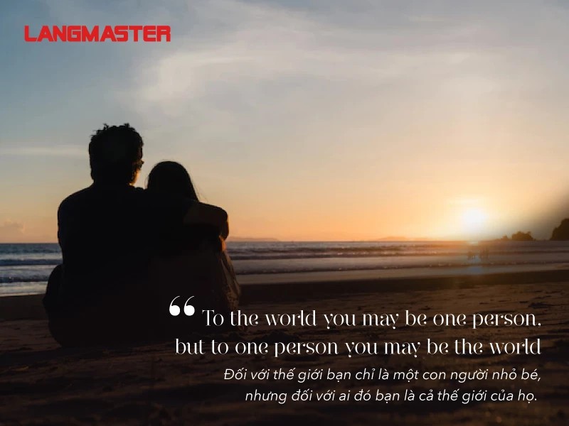 Tình yêu là thứ tình cảm tuyệt vời.