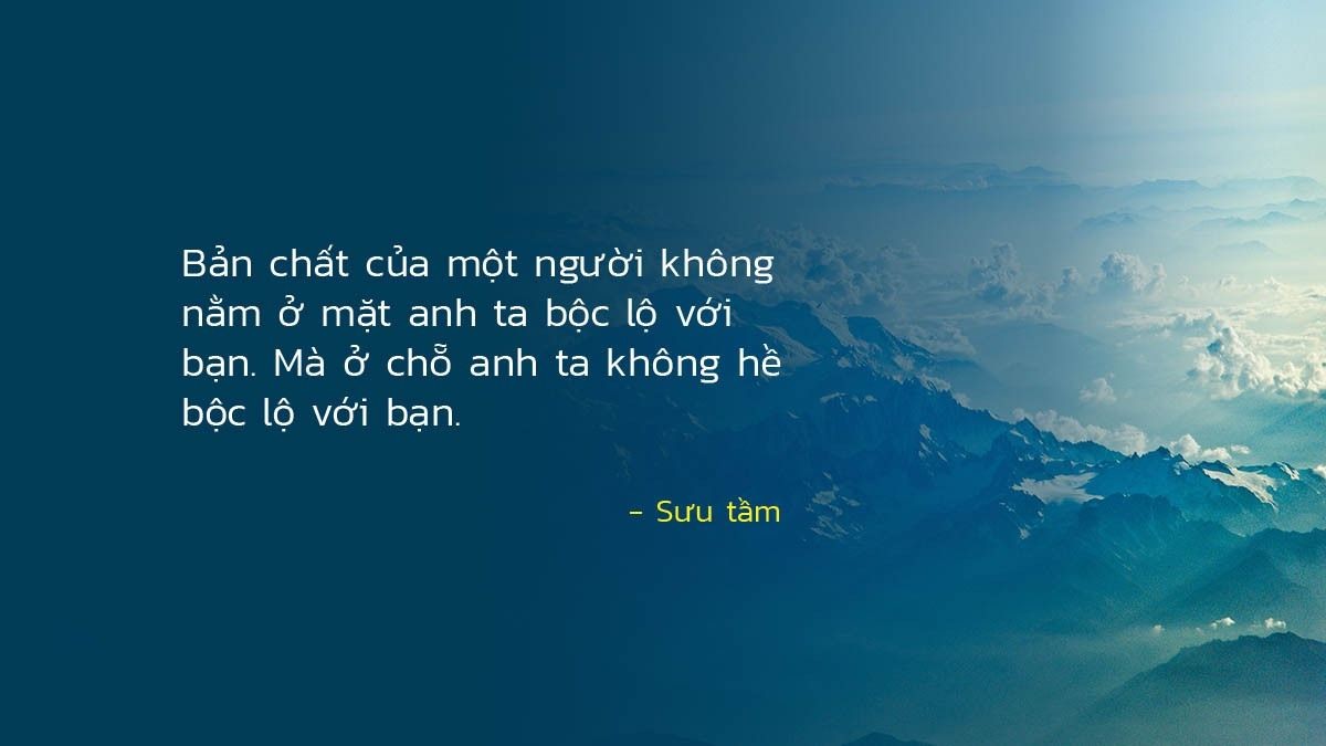 Những câu nói hay về nhân cách sống
