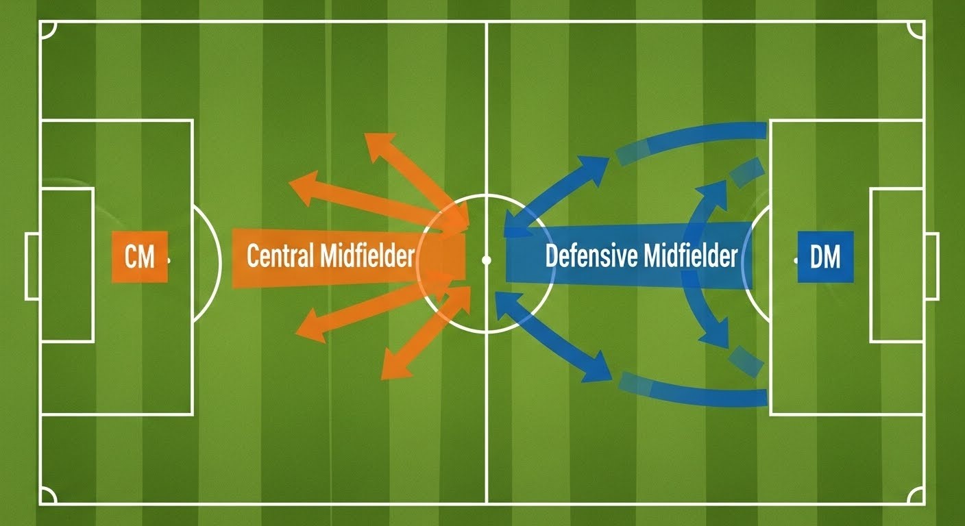 Cầu thủ phòng ngự thi đấu quyết liệt trong một pha tranh chấp bóng