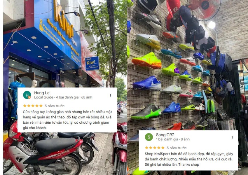 KiwiSport có nhiều mặt hàng giày đá bóng để khách hàng lựa chọn - Nguồn: Internet