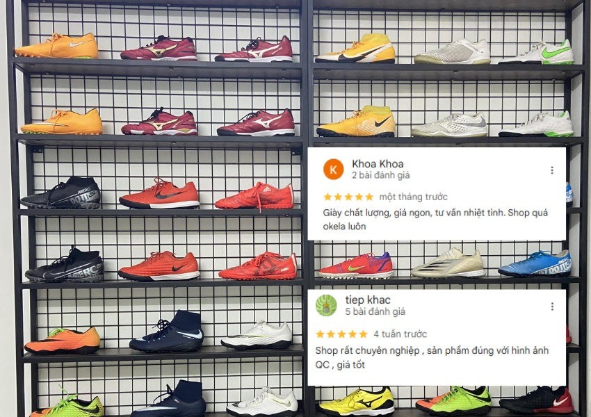 Giày tại MILAN SPORT được đánh giá chất lượng dù đã qua sử dụng - Nguồn: Internet