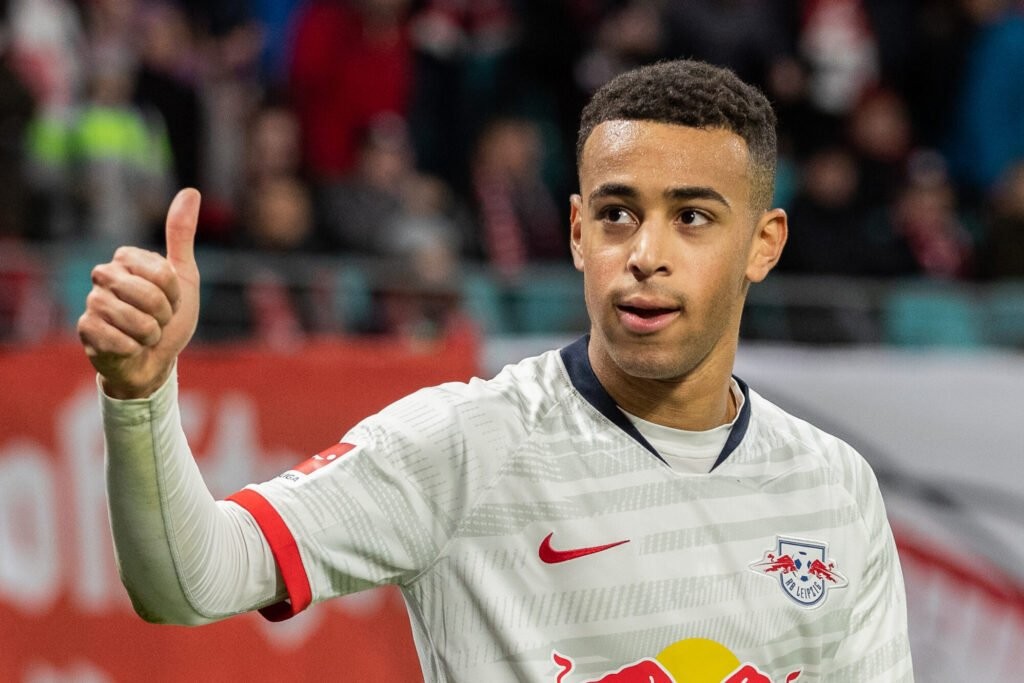 Tyler Adams trong màu áo của RB Leipzig