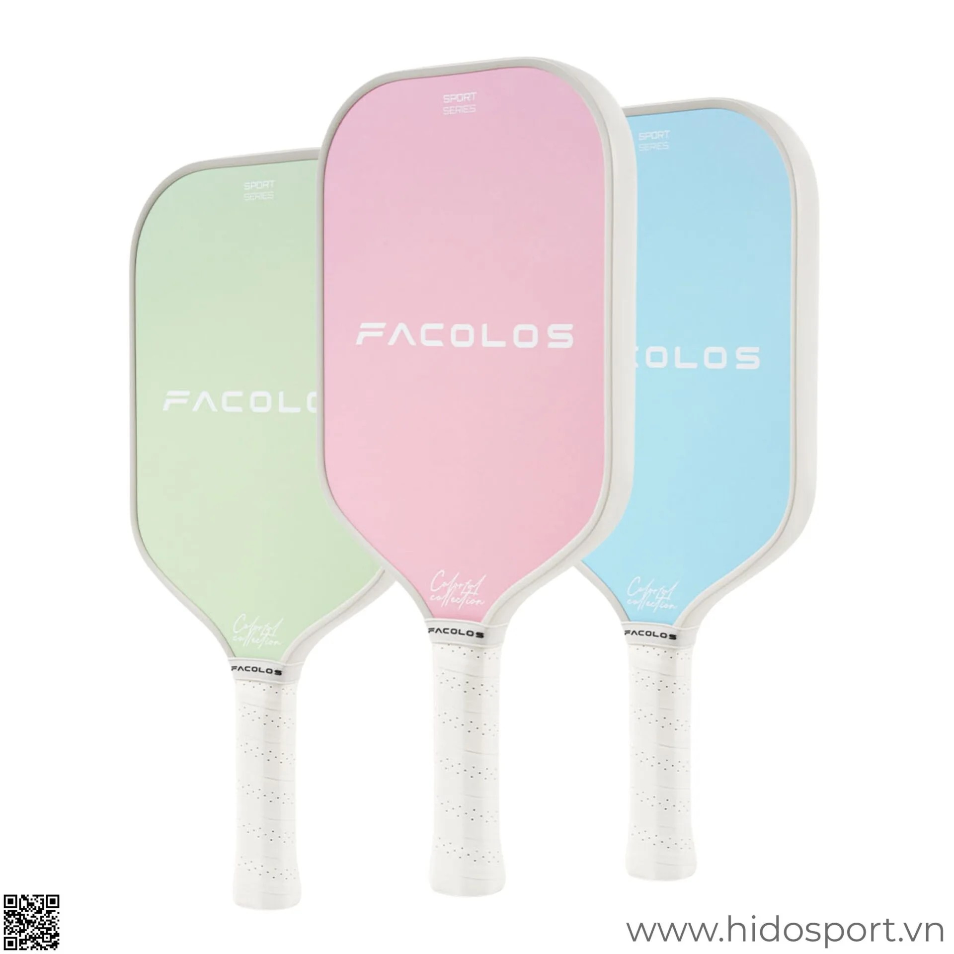 Vợt Pickleball Facolos Sport Series Candy Melody Collection Chinh Hang 16mm 225gr Hinh 001