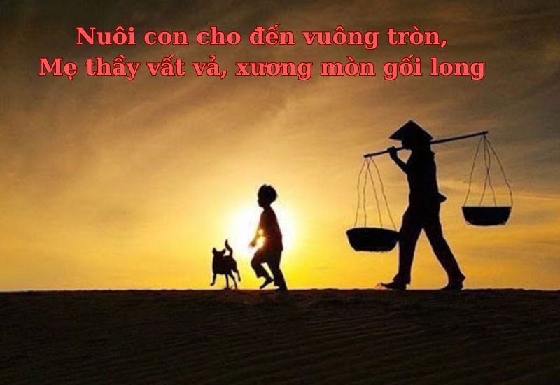 Hình ảnh minh họa về truyền thống hiếu thảo qua các thế hệ