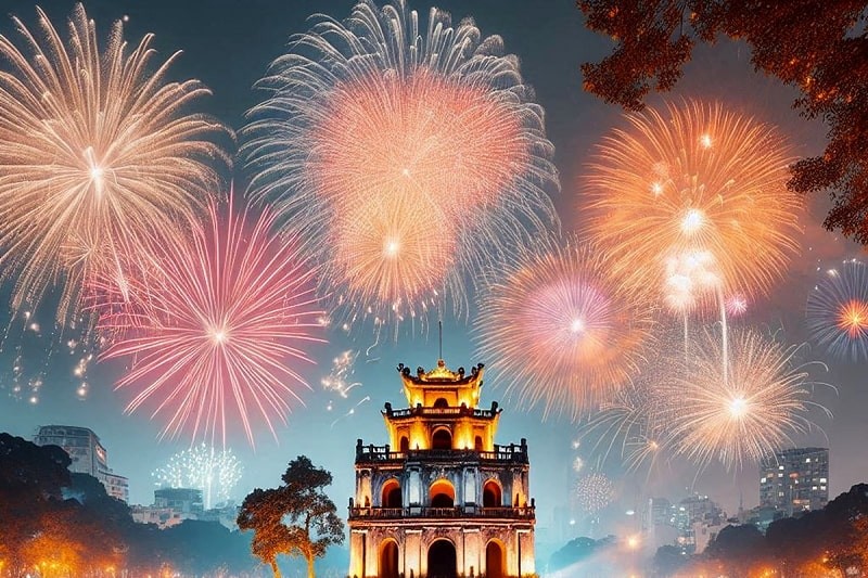 Pháo hoa với hiệu ứng hài hước