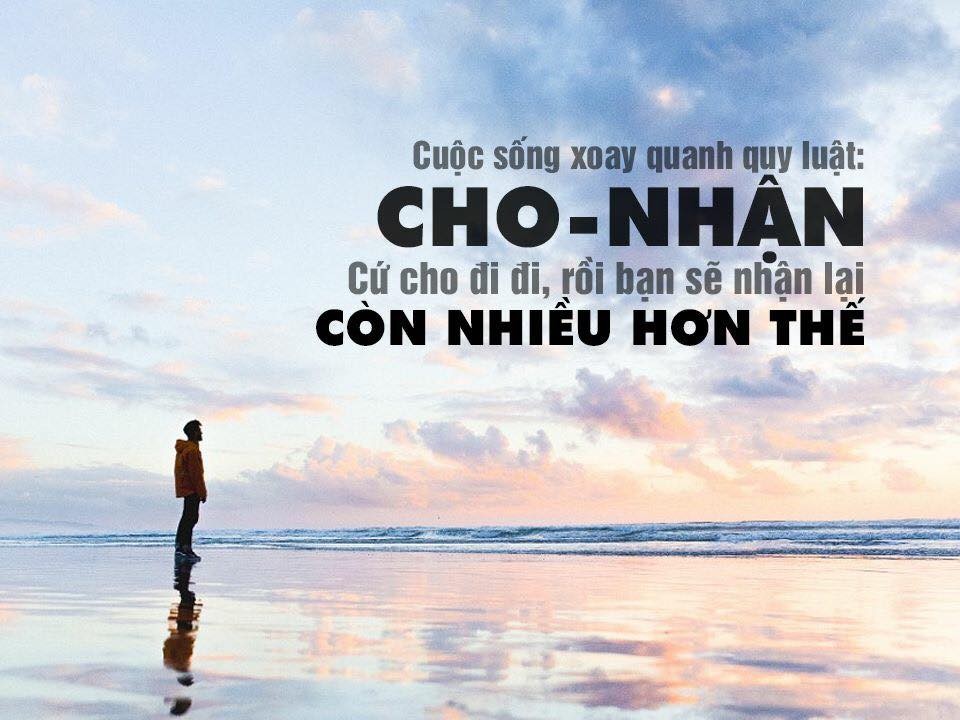 Cho đi yêu thương, nhận lại hạnh phúc