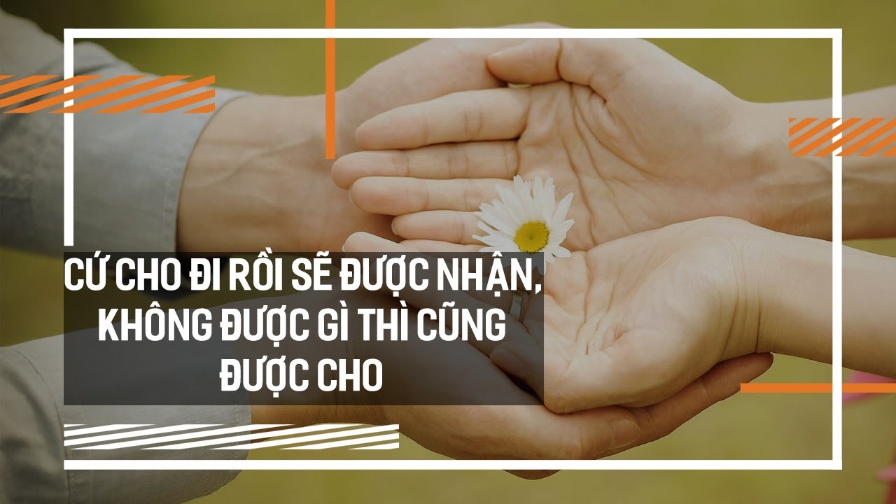 Cho đi và nhận lại