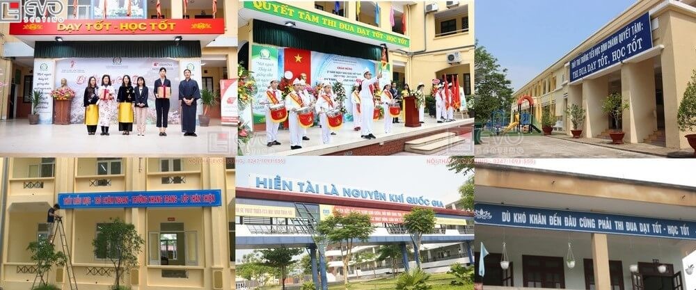 Khẩu hiệu về trường học hạnh phúc