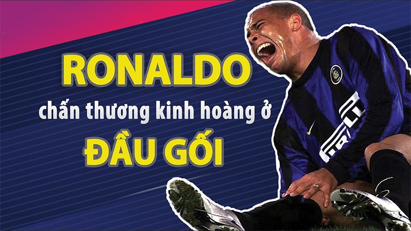Ronaldo gặp chấn thương đầu gối