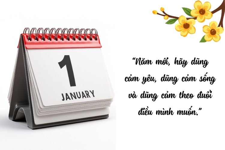 Cap, stt đầu năm mới 2026 hay, ý nghĩa, tiếp thêm động lực
