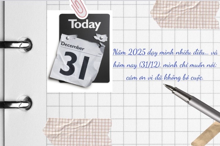 Stt ngày cuối cùng của năm - ngày 31/12