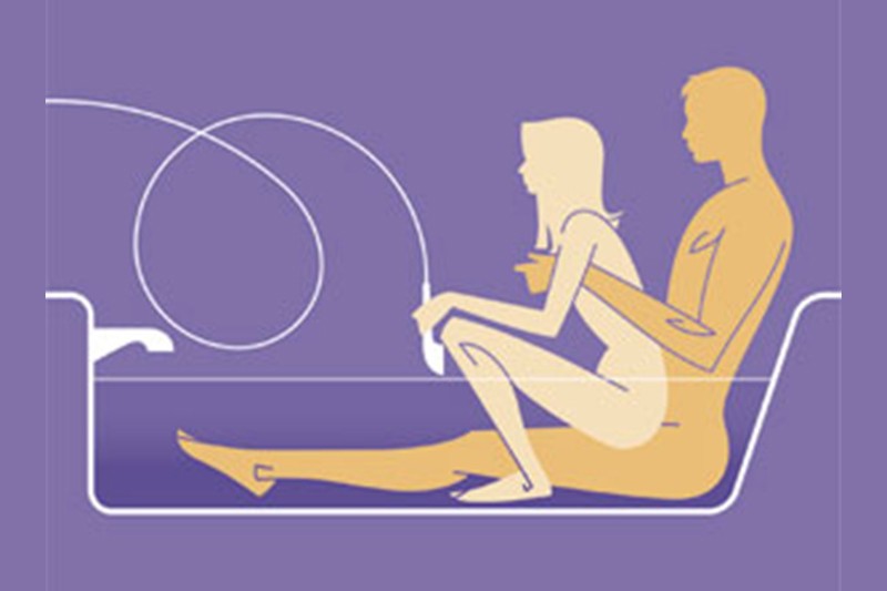 Tư thế The Rub-a-Tub thư giãn và đầy sáng tạo