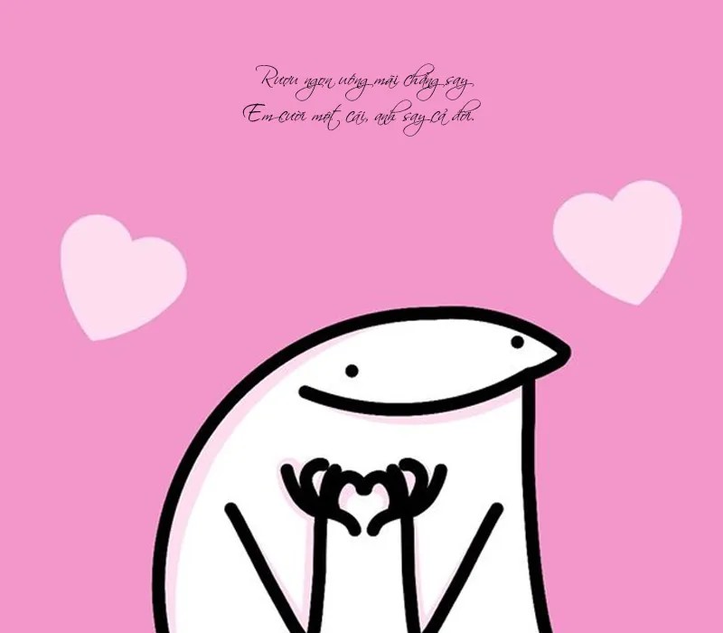 Hình ảnh cặp đôi tình tứ bên ly rượu