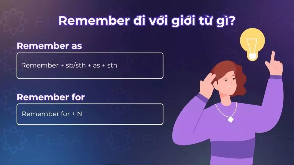 Tóm tắt kiến thức về remember to V và remember V-ing