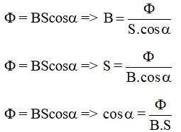 Công thức tìm B