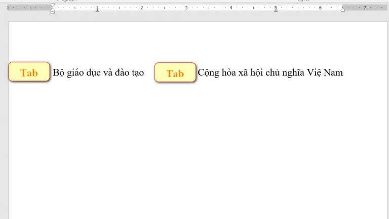 Sử dụng Tab để soạn thảo tiêu đề